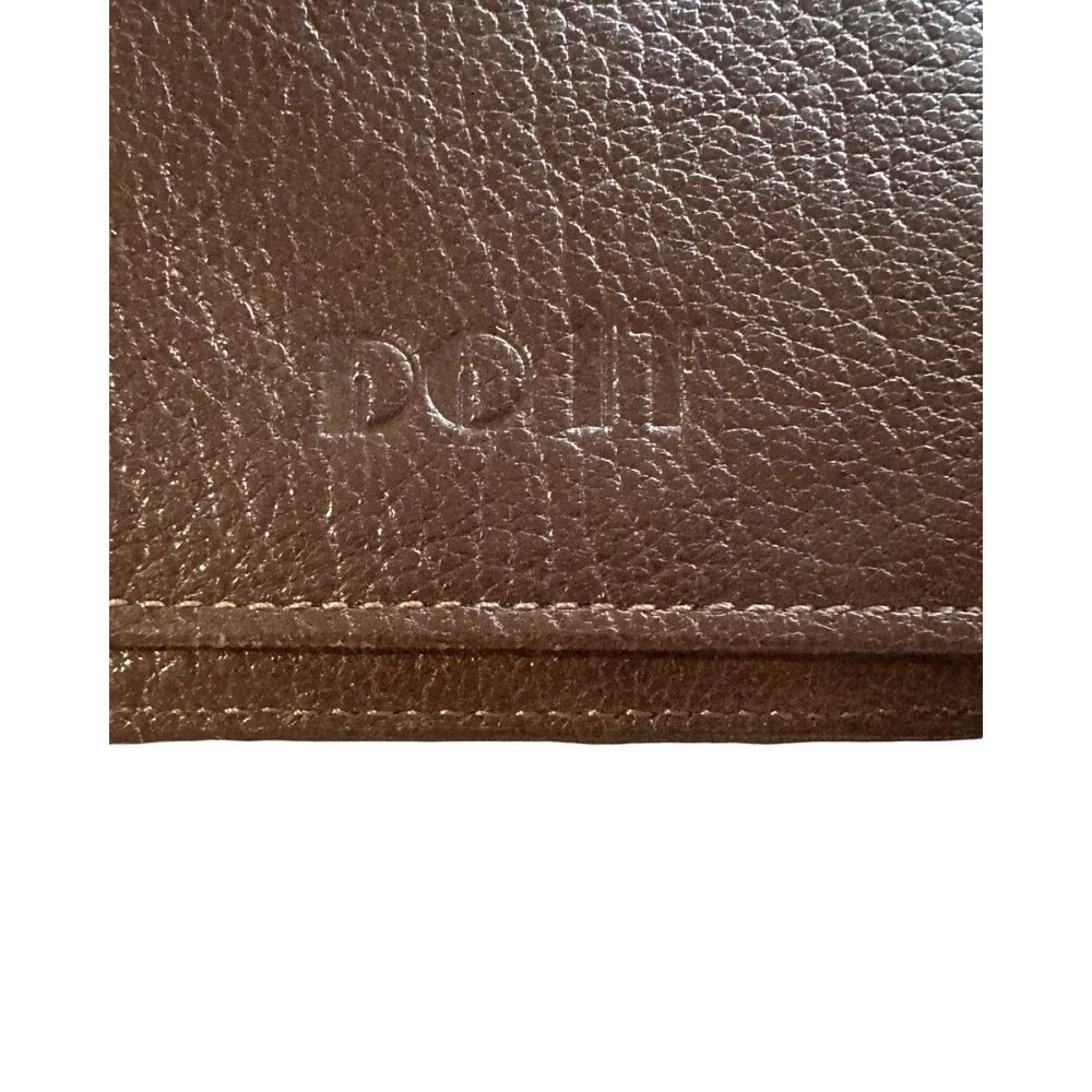 Do It Vintage Lizard Skin Bifold Wallet Colorblock Blue Red Exotic Leather Tab